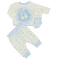 M15959: Baby Boys 3 Piece Jungle Outfit (0-9 Months)